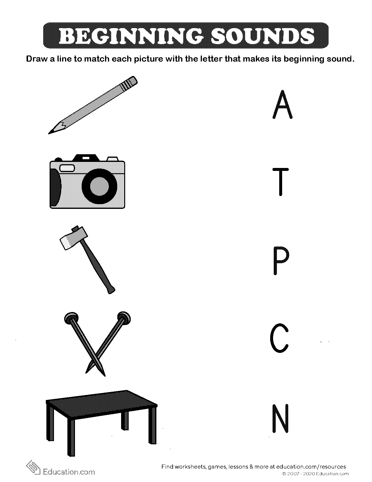 letter sounds worksheets kindergarten